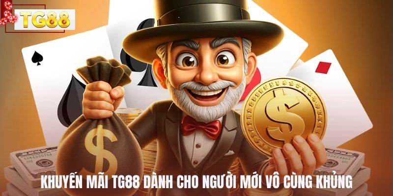 Khuyến mãi TG88 dành cho người mới vô cùng khủng